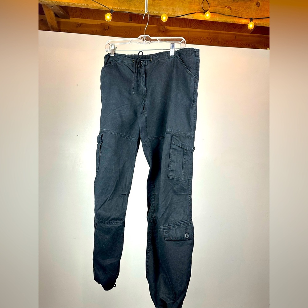 Men's Black Cargo Pants Size Medium